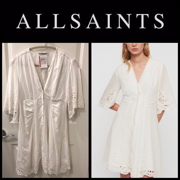 Allsaints- Una Broderie Dress (NWT) - Picture 1 of 16
